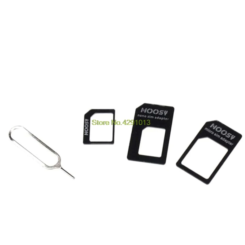 4 в 1 преобразователь Nano SIM карты Micro Стандартный адаптер для iPhone Samsung 4G LTE USB