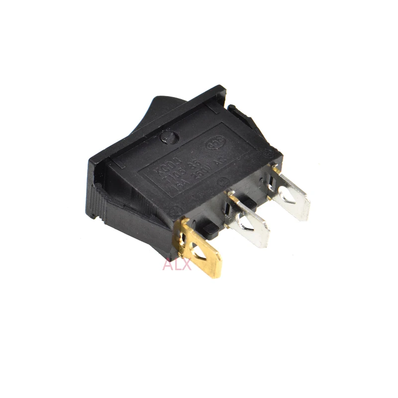 5PCS KCD3 3PIN Push Button with red light rocker Switch ON/OFF power switches 16A/250V 20A/125V TOGGLE SWITCH 3 pin | Обустройство