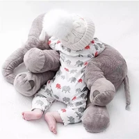 elephant plush baby pillow car seat sleep soft sleep nursing pillow crib foldable baby bed protects child mattresses cart 60c