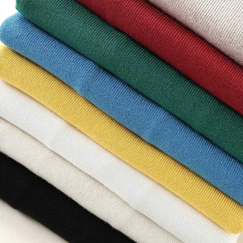 2019 New Fashion High Quality Slash Neck Women Sweater Autumn Winter Long Sleeve Solid Pullover Knitted Sweaters Female 8 Color | Женская