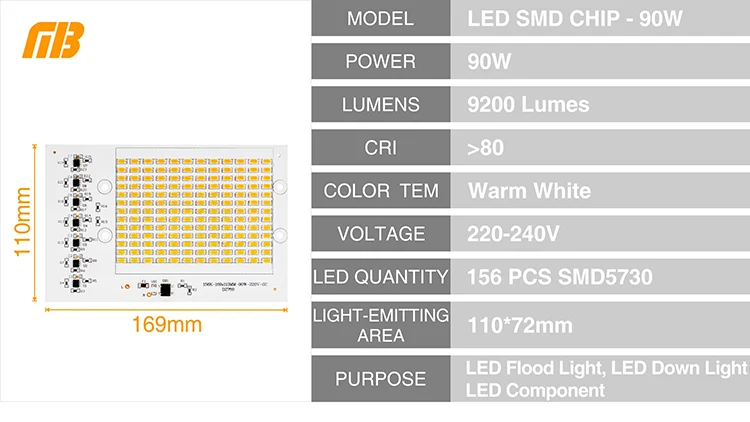 DIY светодиодный SMD чип лампа 10 Вт 20 Вт 30 Вт 50 Вт 100 Вт светильник-чип ac220в вход непосредственно Smart IC подходит для наружного светильник Холодный белый Теплый белый