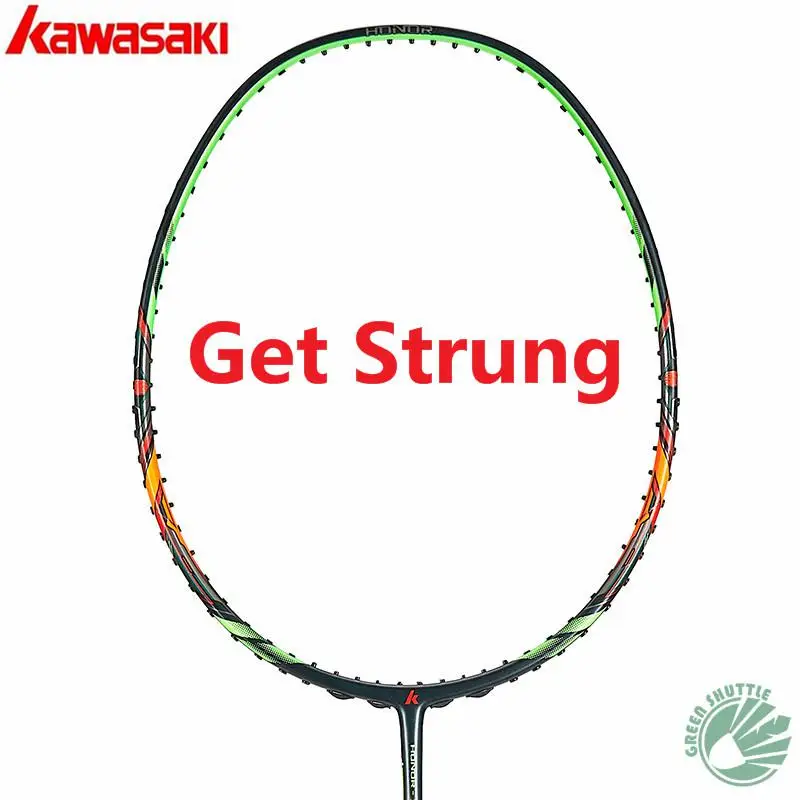 Натуральная Kawasaki специального углеродного волокна страсть P5 Magic 2 в 1 рамка Honor S6 ракетка для игры в бадминтон с подарком - Цвет: Honor-S6-Get Strung