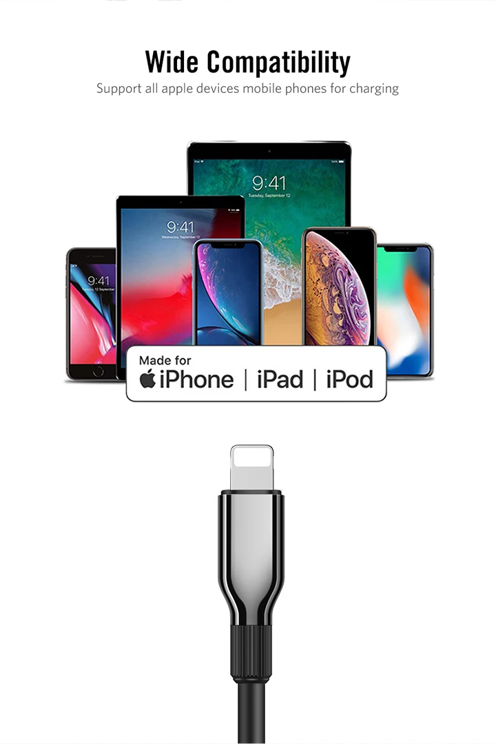 Suntaiho для освещения USB кабель для iPhone XR XS X 8 7 6 5 кабель весь дизайн нейлоновая оплетка 1 м для iPad мини зарядное устройство кабель для передачи данных