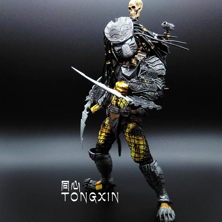 NECA AVP Aliens vs. Predator серия Young Blood/Elder Predator Охотник на змею фигурка игрушки 18 см