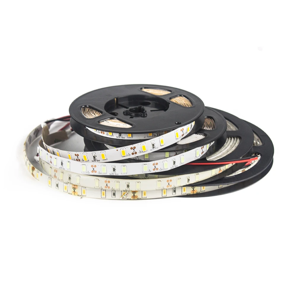 Светодиодная лента Tira 5730 SMD 12 в пост. Тока водонепроницаемая IP65 белый теплый 5 м 60
