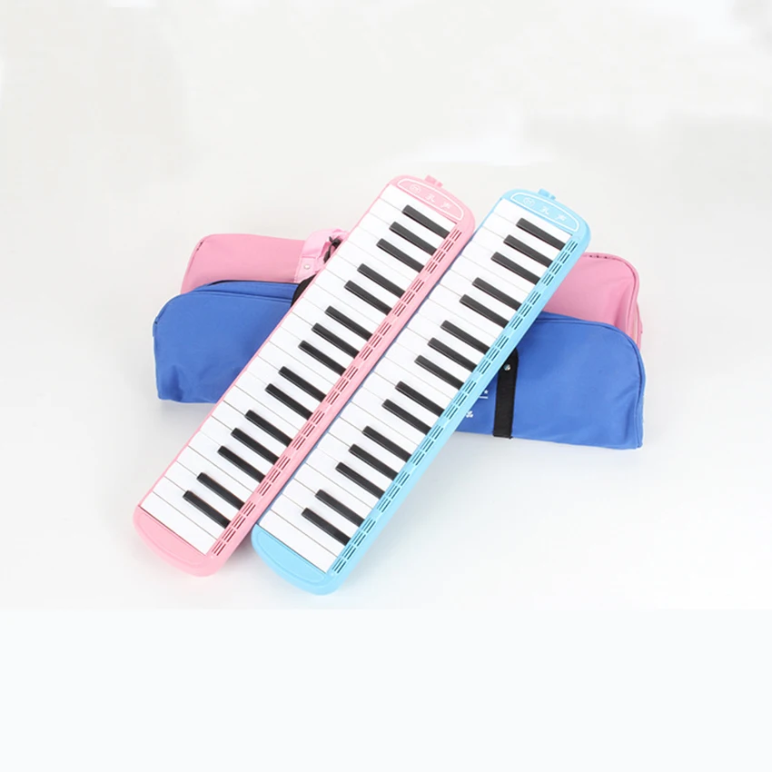 

KONGSHENG Melodica 37 Keys Melodica Instrument Pink Blue Wind Musical Instruments Pianica Beginners Kids Gift Student Child