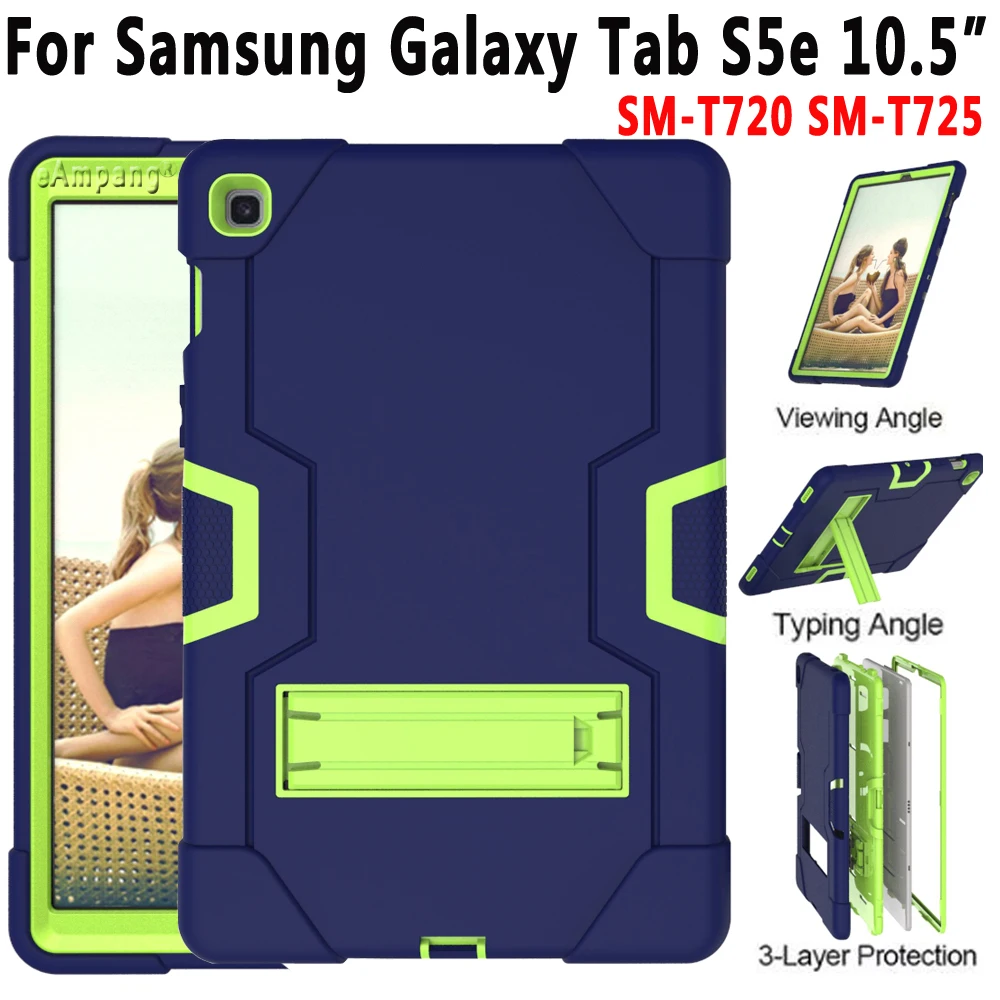 Для Samsung Galaxy Tab S5e 10,5 T720 T725 чехол детский противоударный силиконовый защитный чехол SM-T720 SM-T725 чехол для планшета Funda