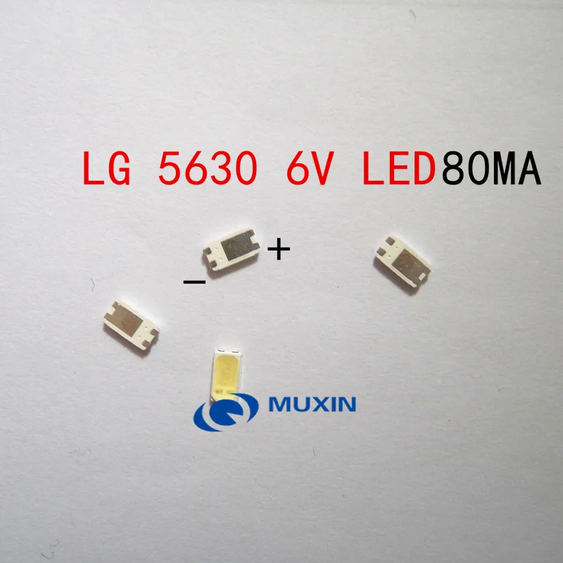 100 шт. светодиодная подсветка для LG ЖК телевизора 1 Вт 3 в 5730/5630 холодный