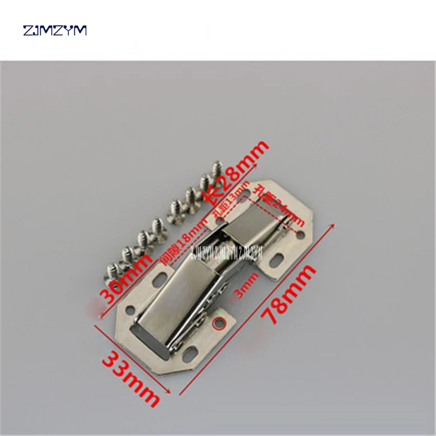 

1PC Cabinet Hinge 3 Inch No-Drilling Hole Cupboard Door Hydraulic Hinges Soft Close With Screws Furniture Hardware