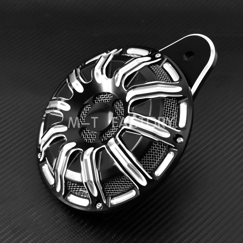 Мотоцикл с ЧПУ рог крышка комплект черный хром для Harley Touring Street Glide FLHX большой двойной Cam 91-15 16 17 для Sportster XL 07-18