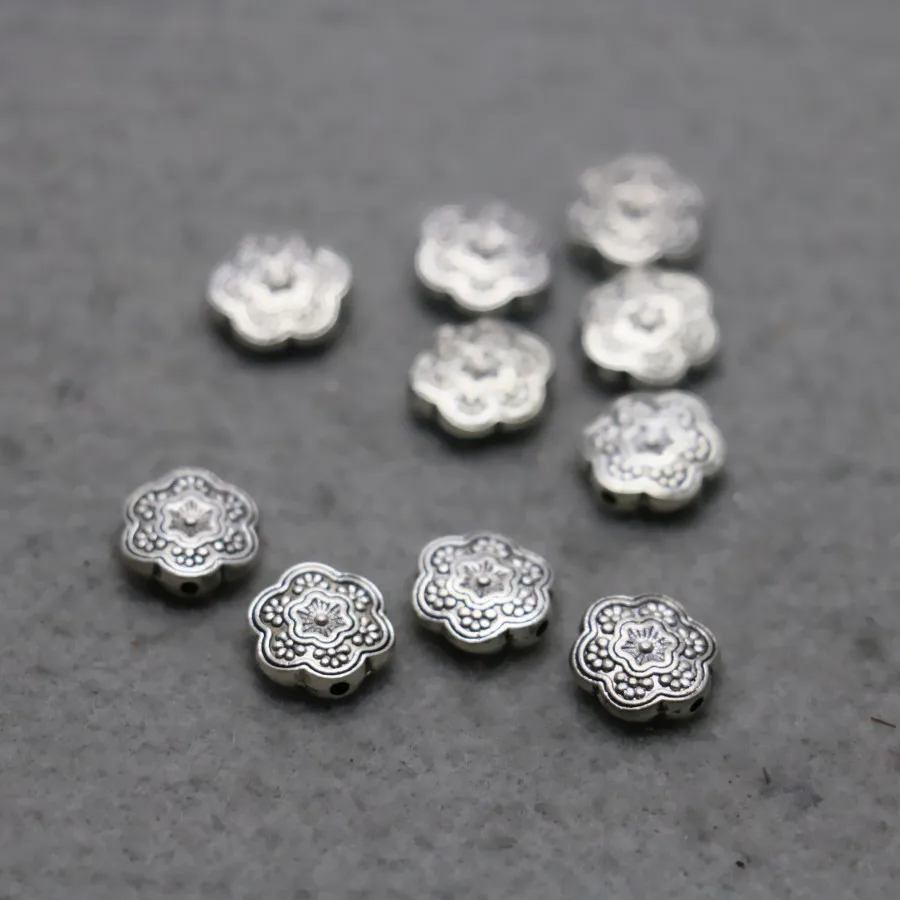 Фурнитура для изготовления ювелирных изделий цветы металлические детали 5 шт. |