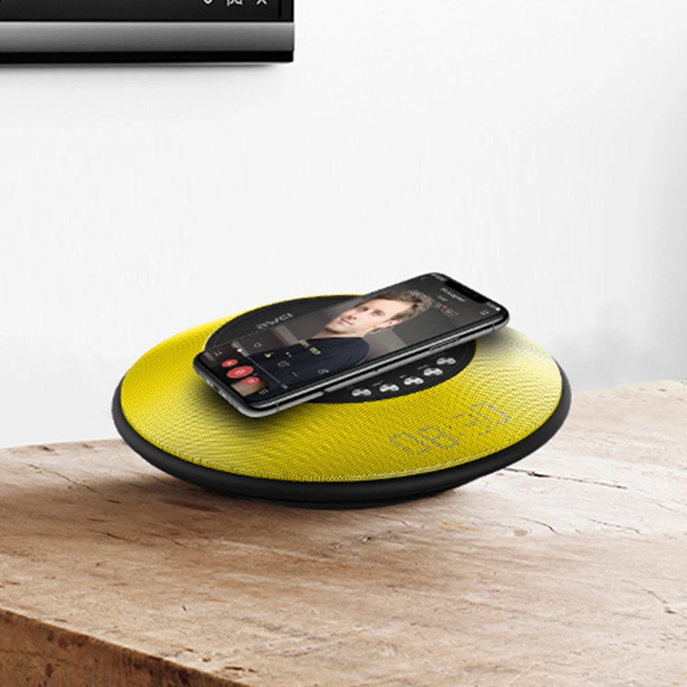 AWEI Y290, новинка, Беспроводная зарядка, bluetooth, динамик, портативная, вставляемая карта, FM, bluetooth, динамик, bluetooth, динамик
