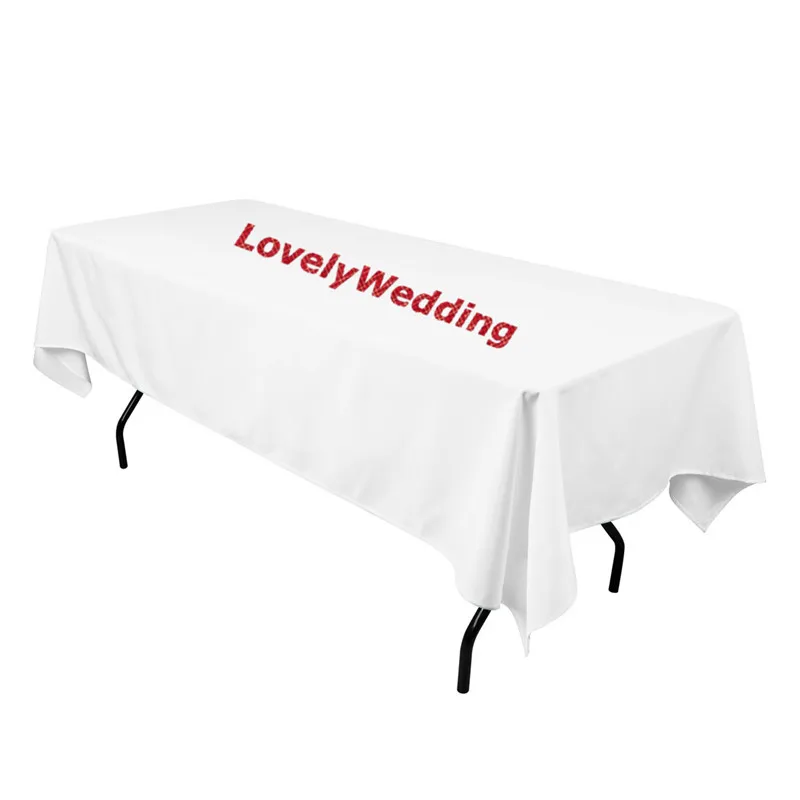 

Wholesale price 20pcs/lot 100% polyester plain table cover for table decoration/wedding party banquet tableclothes