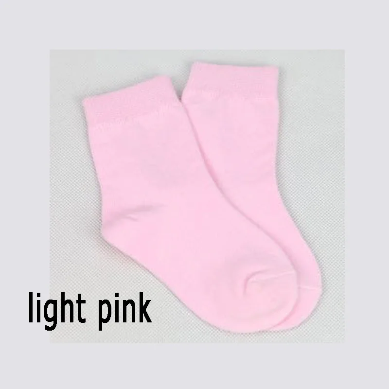 Light pink 10 пар/лот; детские носки; сезон осень-зима; яркие цвета; высококачественные хлопковые носки для мальчиков и девочек; От 1 до 9 лет детские носки - Цвет: Light pink