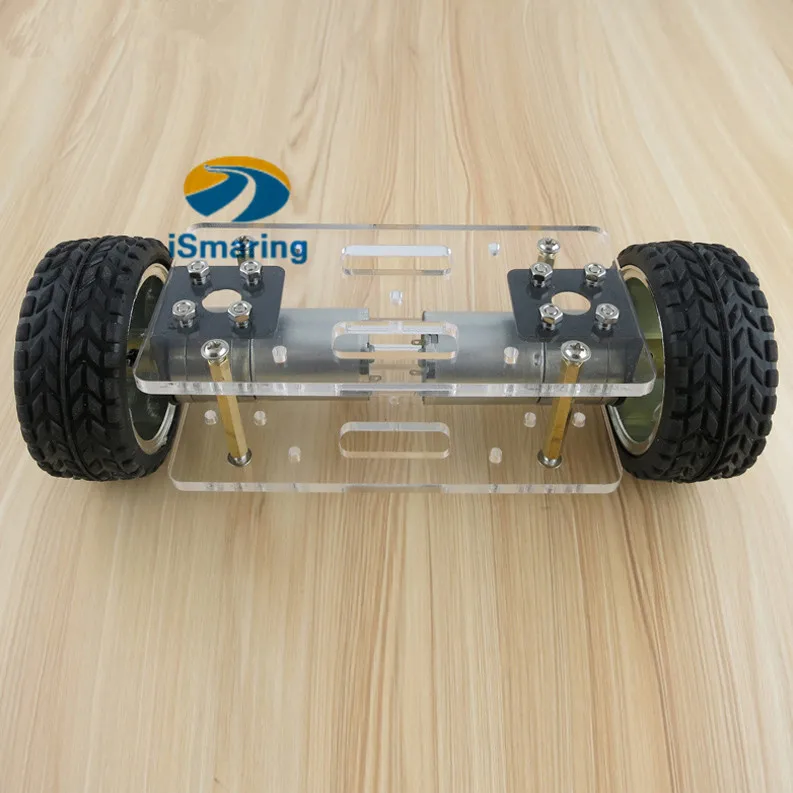 

iSmaring Type A two - drive self - balancing vehicle diy robot model four - drive chassis with two wheeled car frames