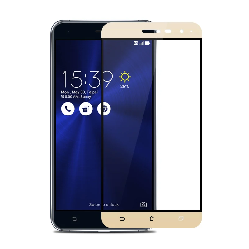 Закаленное 3D стекло для ASUS ZenFone 3 5 2 ZE520KL полноэкранная Защитная пленка Z017D |