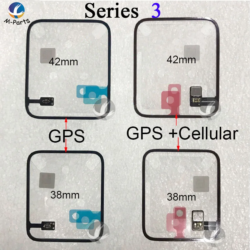 38 42 40 44 мм сенсорный экран Датчик силы гибкий кабель Ремонт для Apple Watch S2 S3 S4 Seires S 2 3 4 Высокое качество AAA