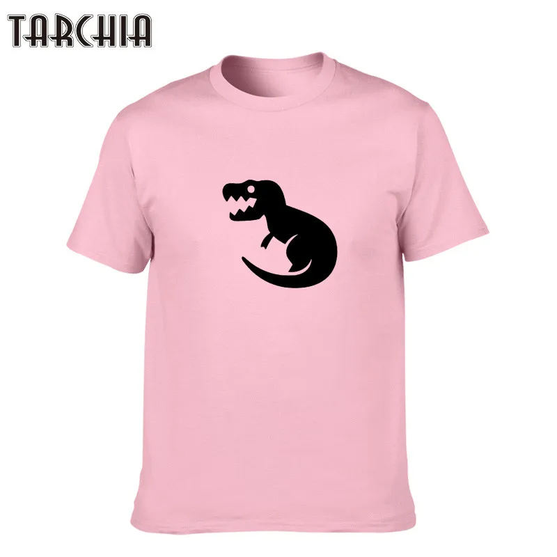 Мужская футболка TARCHIA 2021 с принтом летняя в стиле хип-хоп Харадзюку динозавром