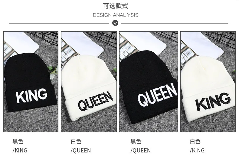 Новое поступление бренд King Queen Snapback Кепки Для мужчин Для женщин шапочка Спорт Хип-хоп шляпа пара Вышивка шляпа на открытом воздухе Вязание hat