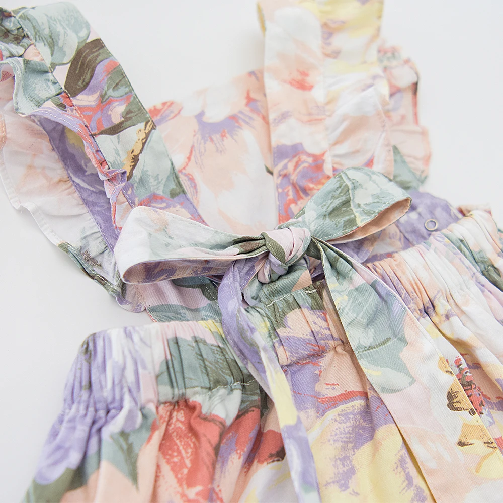ShiJ floral button 3in1 pinny baby girl dress | Детская одежда и обувь