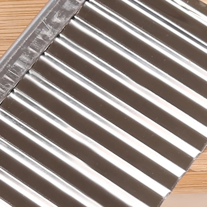 Картофель французский резак из нержавеющей стали зубчатые лезвия для легкой