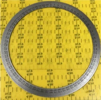 diameter260mm inner d90mm thickness1mm 360 degree dial plate stainless steel disc