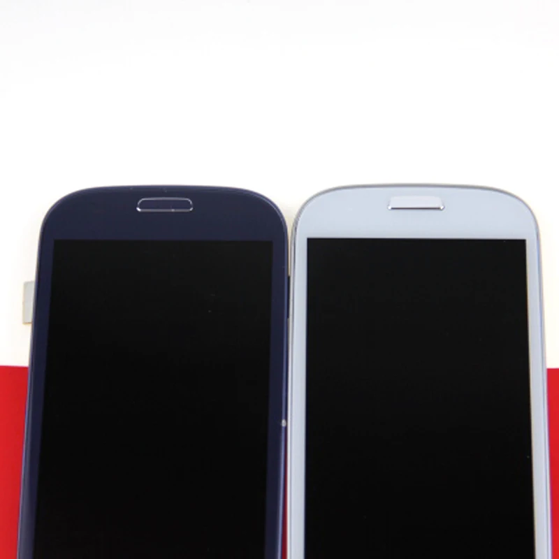 Синий для samsung galaxy s3 i9300 ЖК-экран дисплей кодирующий преобразователь сенсорного