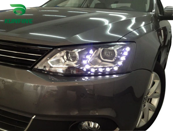 Пара автомобилей головной светильник в сборе для VW JETTA/Сагит 2012 тюнинг с лампой