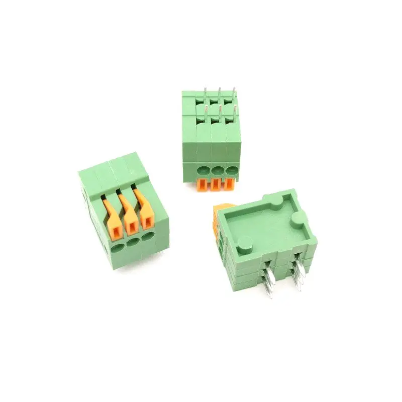 

Пружинная Клеммная колодка PCB KF141R-2.54-3P, шаг 2,54 мм, RoHs