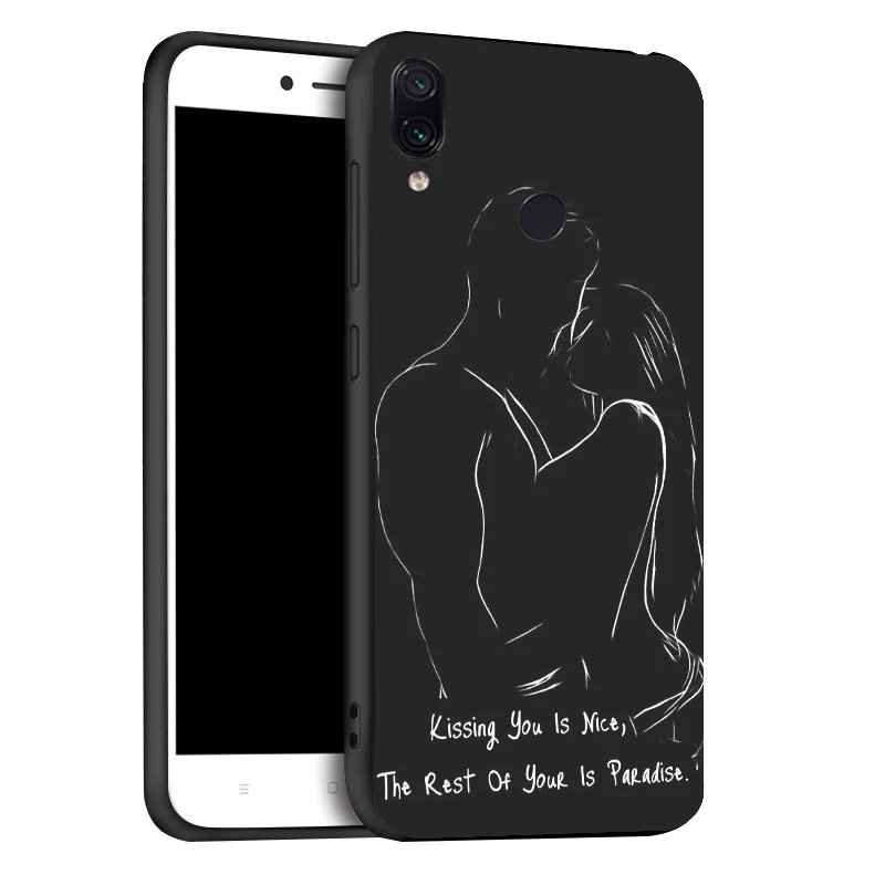 x070 Чехол Xiao mi Red mi Note 7 5 Pro 8 чехол Xio mi Red mi 7 S2 чехол 3D DIY Окрашенный черный чехол для Xiaomi mi 9 SE A1 A2 9T бампер Funda - Цвет: x070