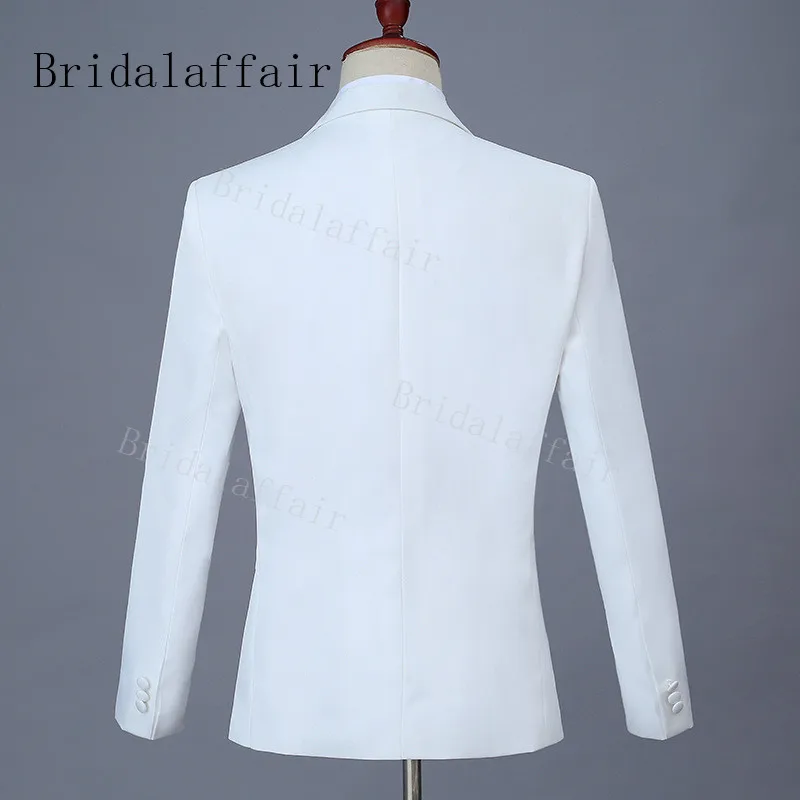 Bridalaffair двойные красные костюмы с аппликацией в виде кальмара белые для мужчин
