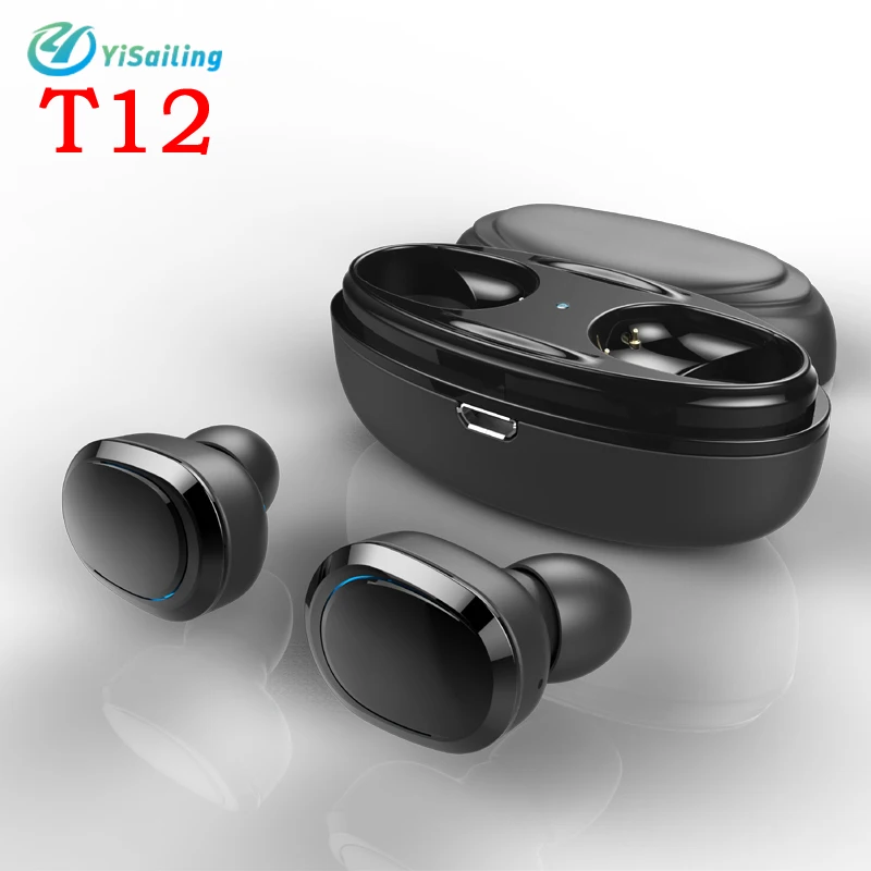 Yisailing T12 TWS Bluetooth наушники мини V4.1 гарнитура Двойные стерео беспроводные с