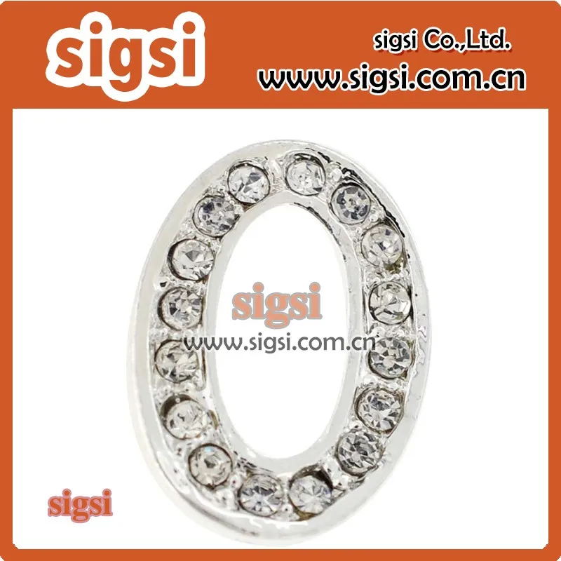 

factory price crystal letter O brooch jewelry rhinestone letter brooch for decoration