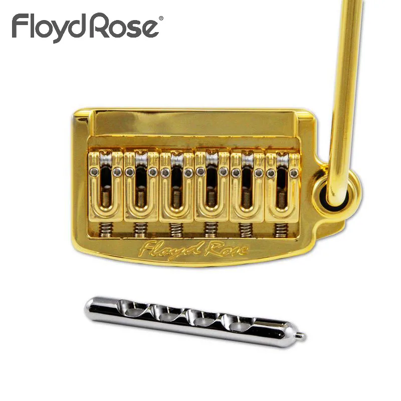 Комплект тремоло золотистого цвета Floyd Rose Rail Tail для струйных гитар широкий