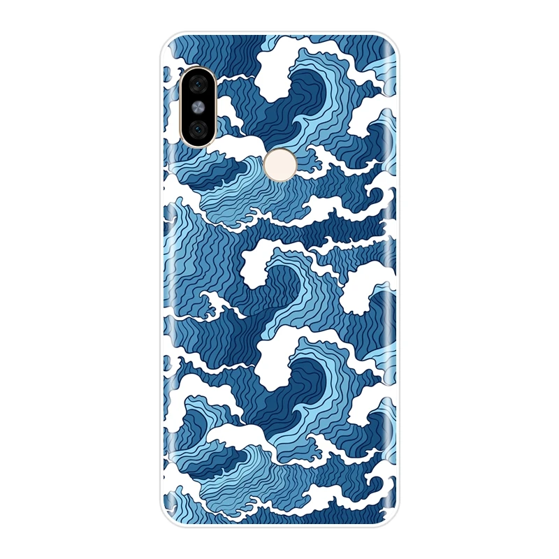 Чехол для телефона Xiaomi Redmi S2 4 4A 4X 5A 6 6A 5 Plus силиконовый волнистый чехол Pocophone F1 Note Pro