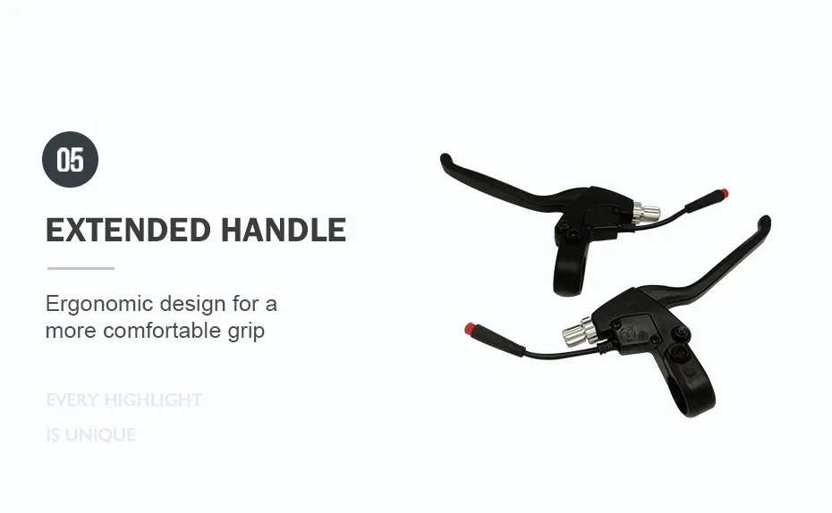 X48 Aluminum alloy Handle Brake Lever for Electric Bike Electric Scooter Brake Handle Cover Bike Brakes Patinete Eletrico