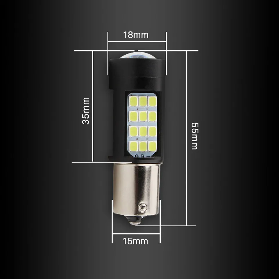 1 шт. стоп сигналы 1156 2835 42SMD Автомобильный светодиодный лампы для передние