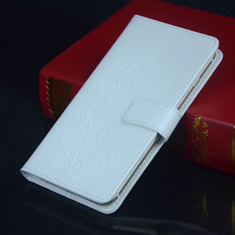 ZY White Кошелек Pierves с отделением для карт, кожаный чехол, роскошный чехол-подставка для Prestigio Muze B3 B5 B7 C5 C7 X5 Lte H3 G3 E5 E7 D5 - Цвет: ZY White