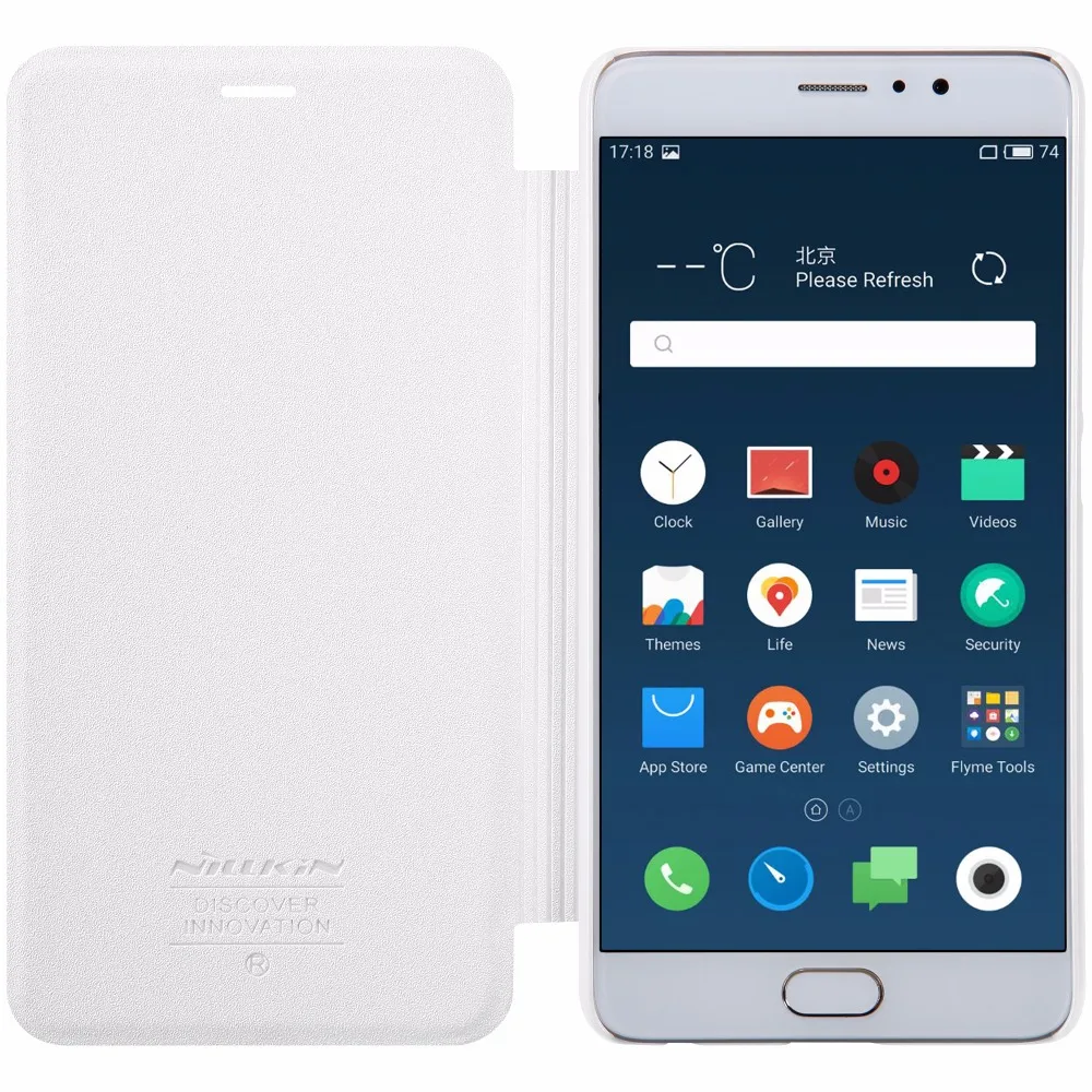 Чехол для Meizu Pro 6 Plus оригинальный кожаный флип чехол NILLKIN Sparkle роскошный брендовый
