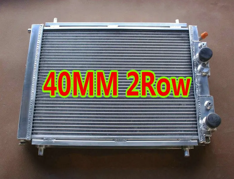 40 мм 2 рядный алюминиевый радиатор для Lancia Delta HF Integrale Evolution 8 в/16 В/EVO 2.0L 4WD TURBO MT 1987 1995
