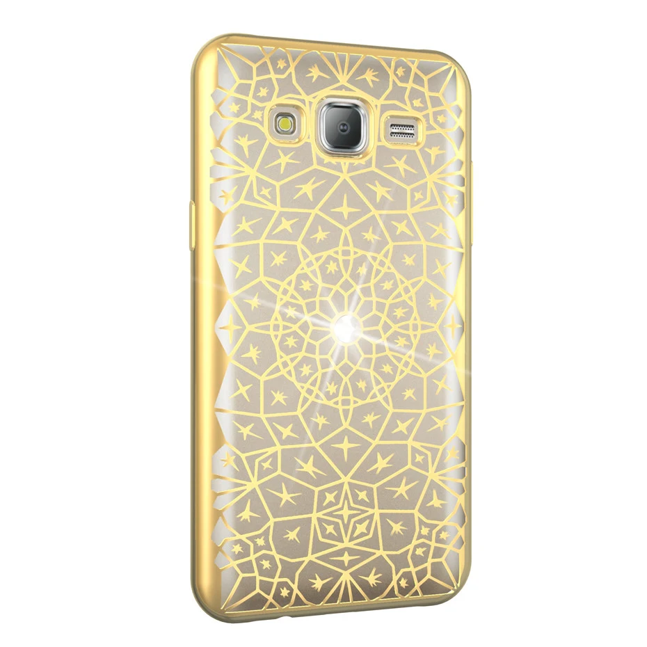 DAGUDON Luxury Soft TPU Case For Samsung Galaxy J5 2015 J500 bling Star Diamond Cover for Silicon capa |