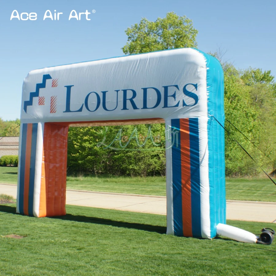 

Durable designed inflatable arch,welcome entrance gate,advertising promotional archway with removable sticker/banner