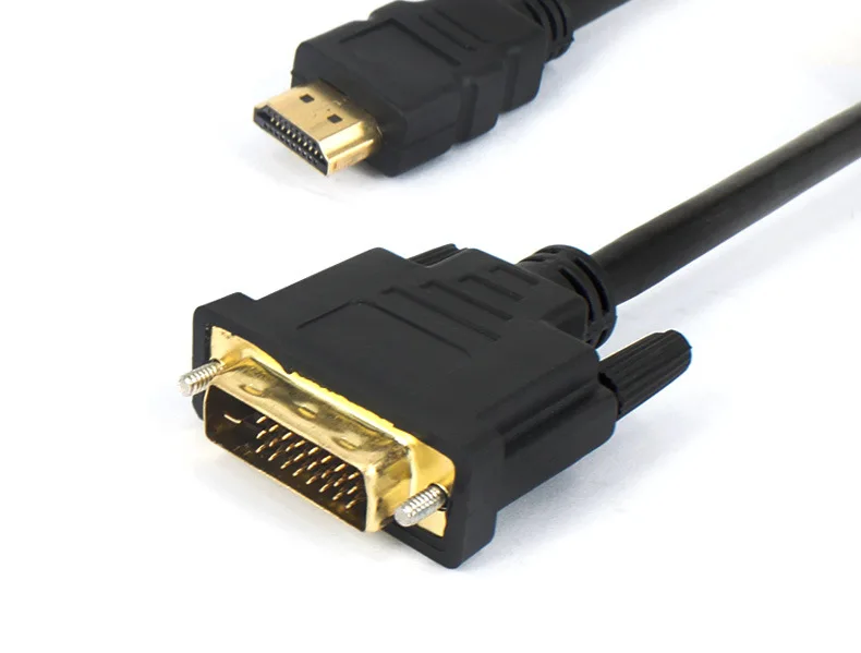 Бесплатная доставка HDMI к DVI 24 + 1 штыревой адаптер конвертер hdmi 3D кабель 1080P XBOX DVD HDTV