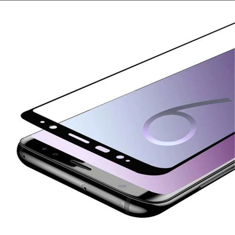 5D полное покрытие закаленное Стекло для samsung Galaxy S9 S8 Plus Note 8 Экран Защитная пленка |