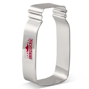 KENIAO Mason Jar печенье резак-11,5 см и 9 см-бисквит Фондант хлеб сэндвич-форма-нержавеющая сталь