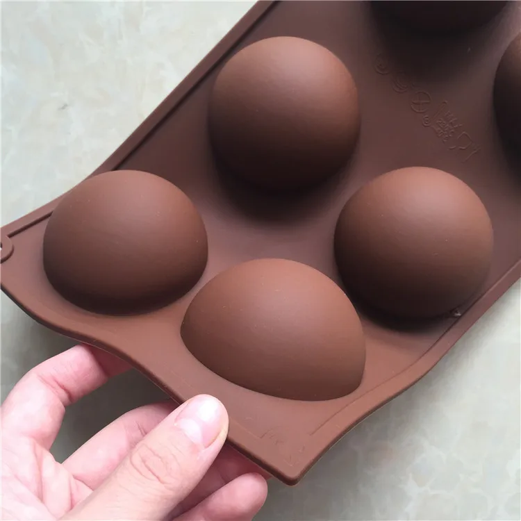 

semi-circular silicone cake mold cold manual soap molds DIY baking silicone cake mould
