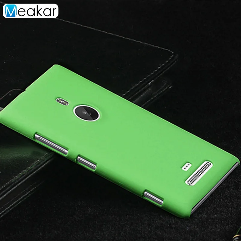 green Матовый пластиковый чехол 925 для Nokia Lumia 925 чехол для Nokia Lumia чехол-лента на заднюю панель - Цвет: green