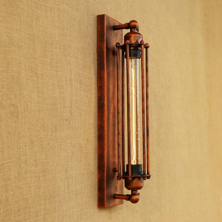 Ретро стиль лофт Железный Edison светодиодный настенный светильник Промышленный светильник винтажный настенный светильник T300 лампа для дома антикварное Внутреннее освещение
