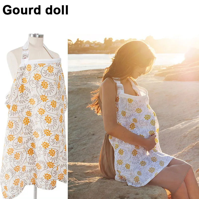 2018 Чехлы для ухода за ребенком дышащие газовые хлопковые кормления большой