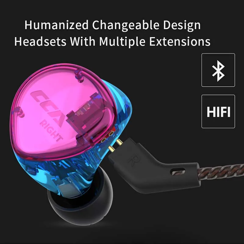 Новые съемные улучшенные наушники FDBRO с кабелем Hi Fi монитор спортивные для бега
